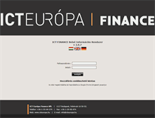Tablet Screenshot of finance.icteuropa.hu