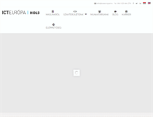 Tablet Screenshot of icteuropa.hu